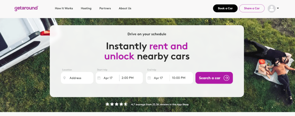 getaround - Transportation Startups