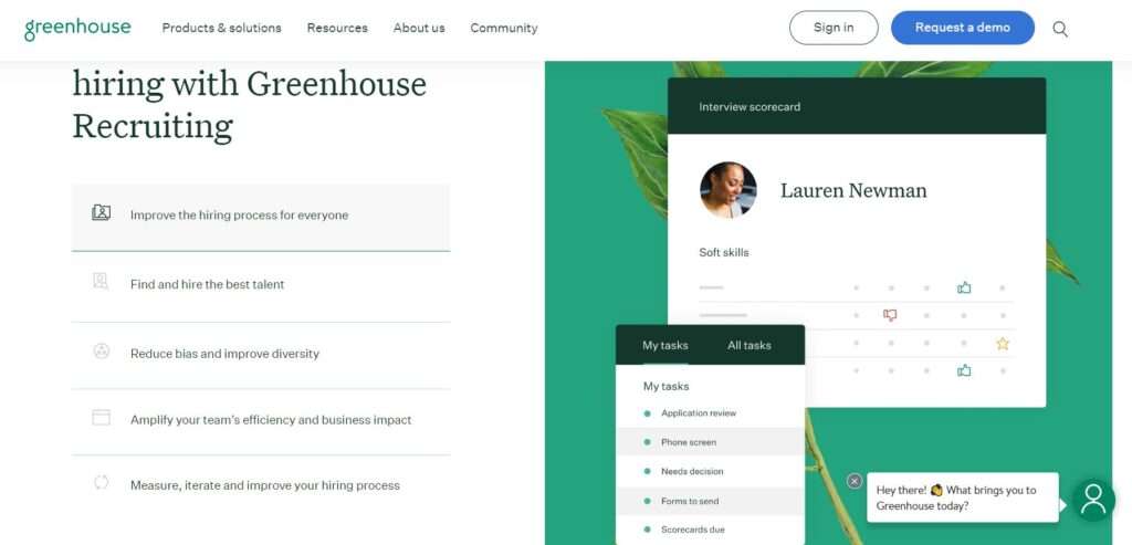 HR Startup Tools - Greenhouse
