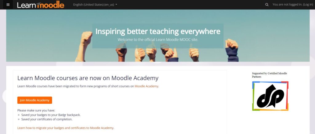 USA Online Learning Platforms - moodle