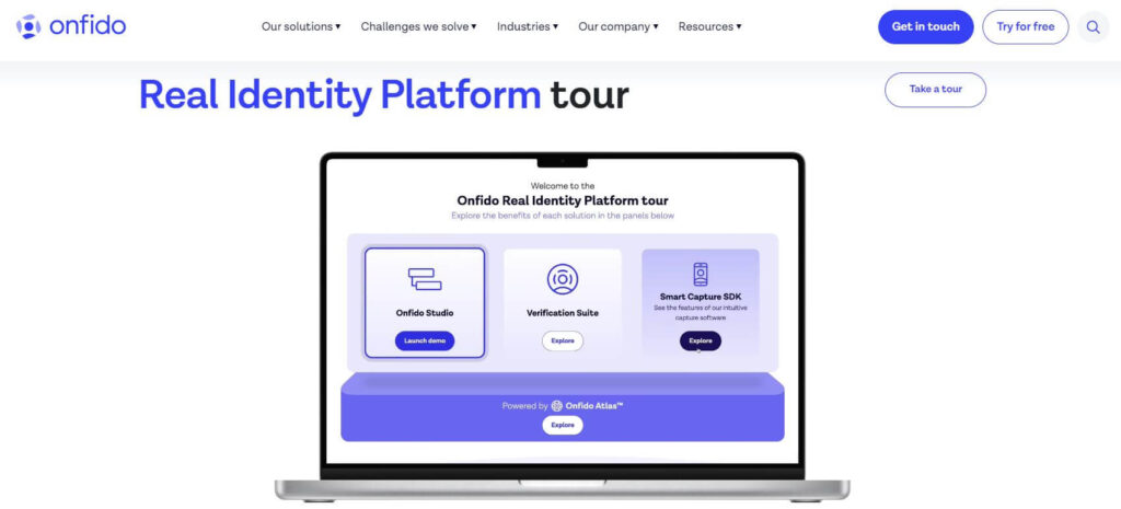 Onfido - AI finance startups
